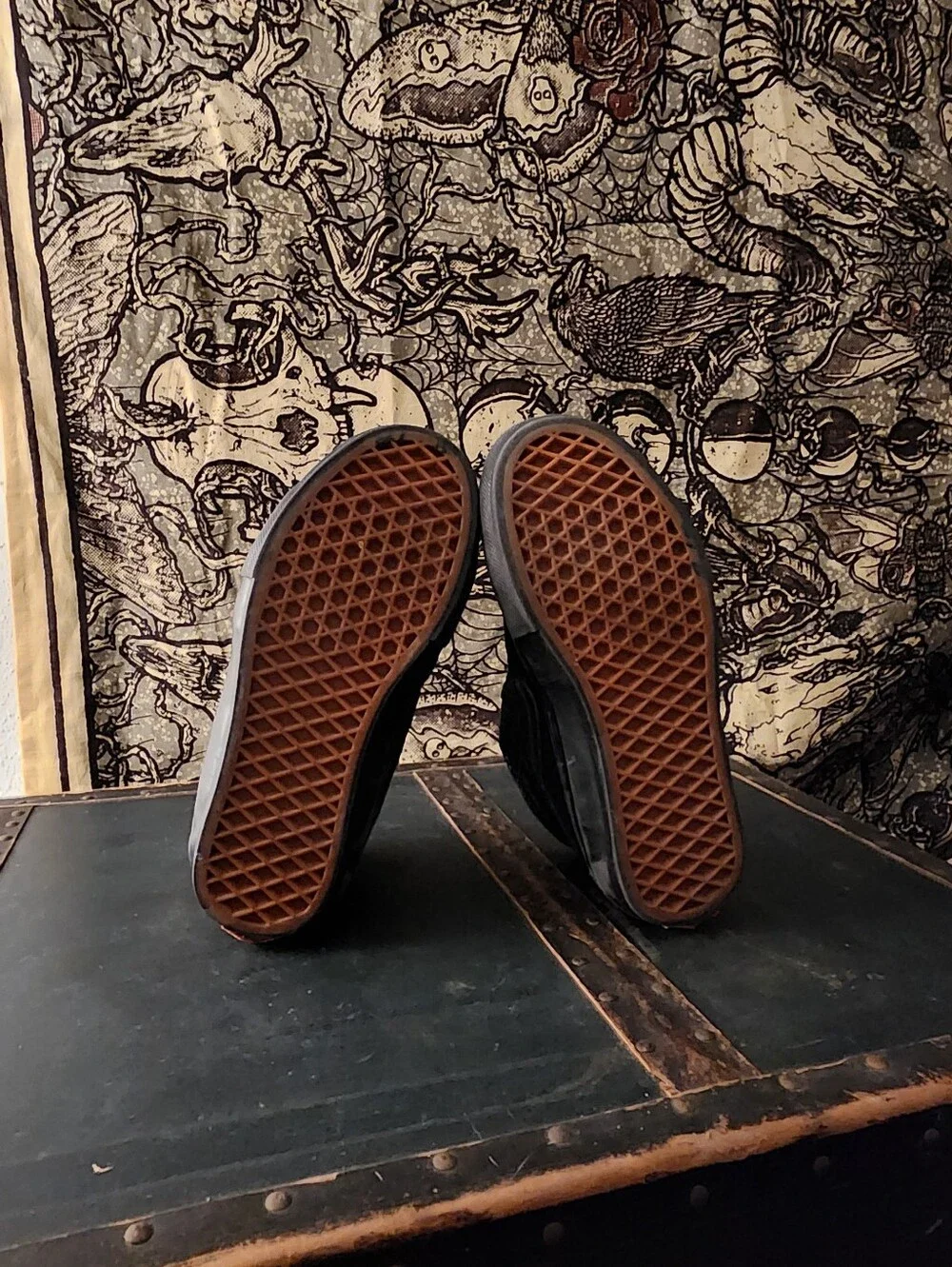 Vans Off The Wall Black High-Top Sneakers